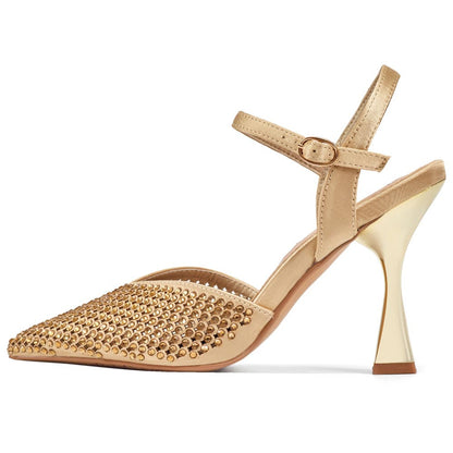 Lady Couture Tango Pump 4” Heel in Gold