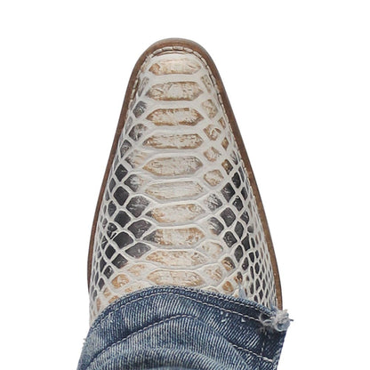 Dingo Animal Print Blue Snip Toe Western Boots for Women