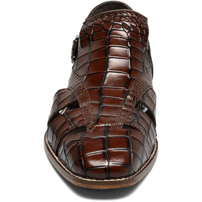 Stacy Adams Calandro City Sandal in Cognac