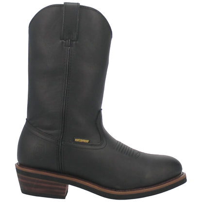 Dan Post Men’s Albuquerque 12” Round Toe Black Leather Cowboy Boot