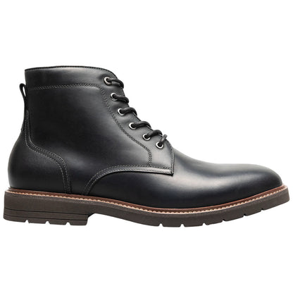 Florsheim Redford Black Crazy Horse Men's Plain Toe Lace Up Boot