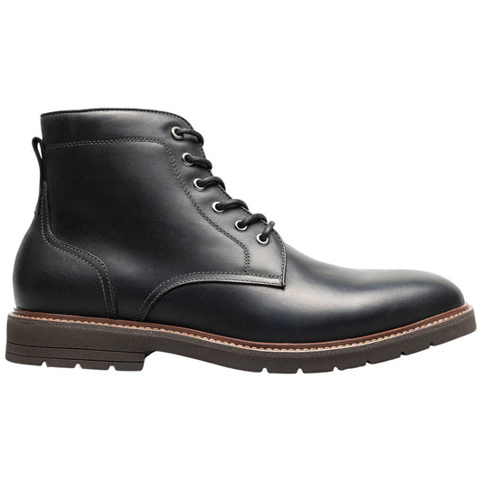 Florsheim Redford Black Crazy Horse Men's Plain Toe Lace Up Boot