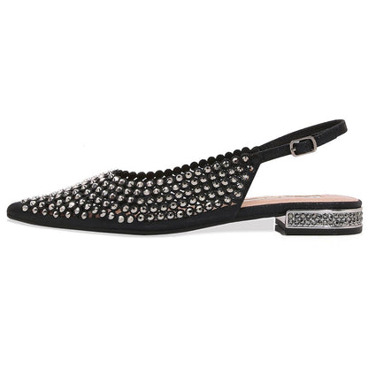 Lady Couture 0.75” Heel Emmy Flats in Black