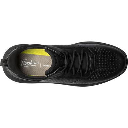 Florsheim Fleet Black Multi Knit Elastic Lace Casual Sneaker