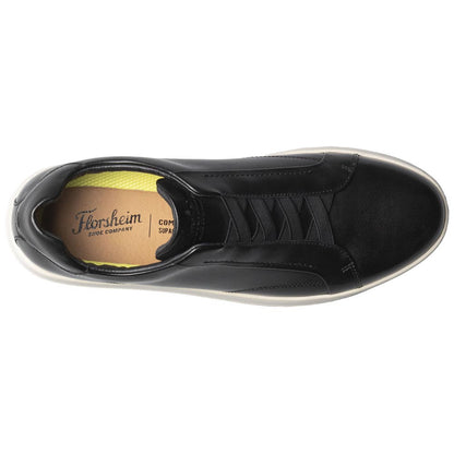 Monopoli Elastic Lace To Toe Sneaker | Florsheim Black Multi Dress Sneakers