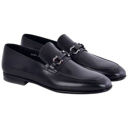 Corrente Men's Horsebit Loafer - Black