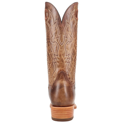 Dan Post Adelaide Camel Leather Cutter Toe Western Cowgirl Boots