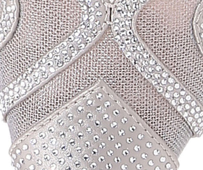 Lady Couture Gala 3.5” Sculpted Heel Pumps in Silver