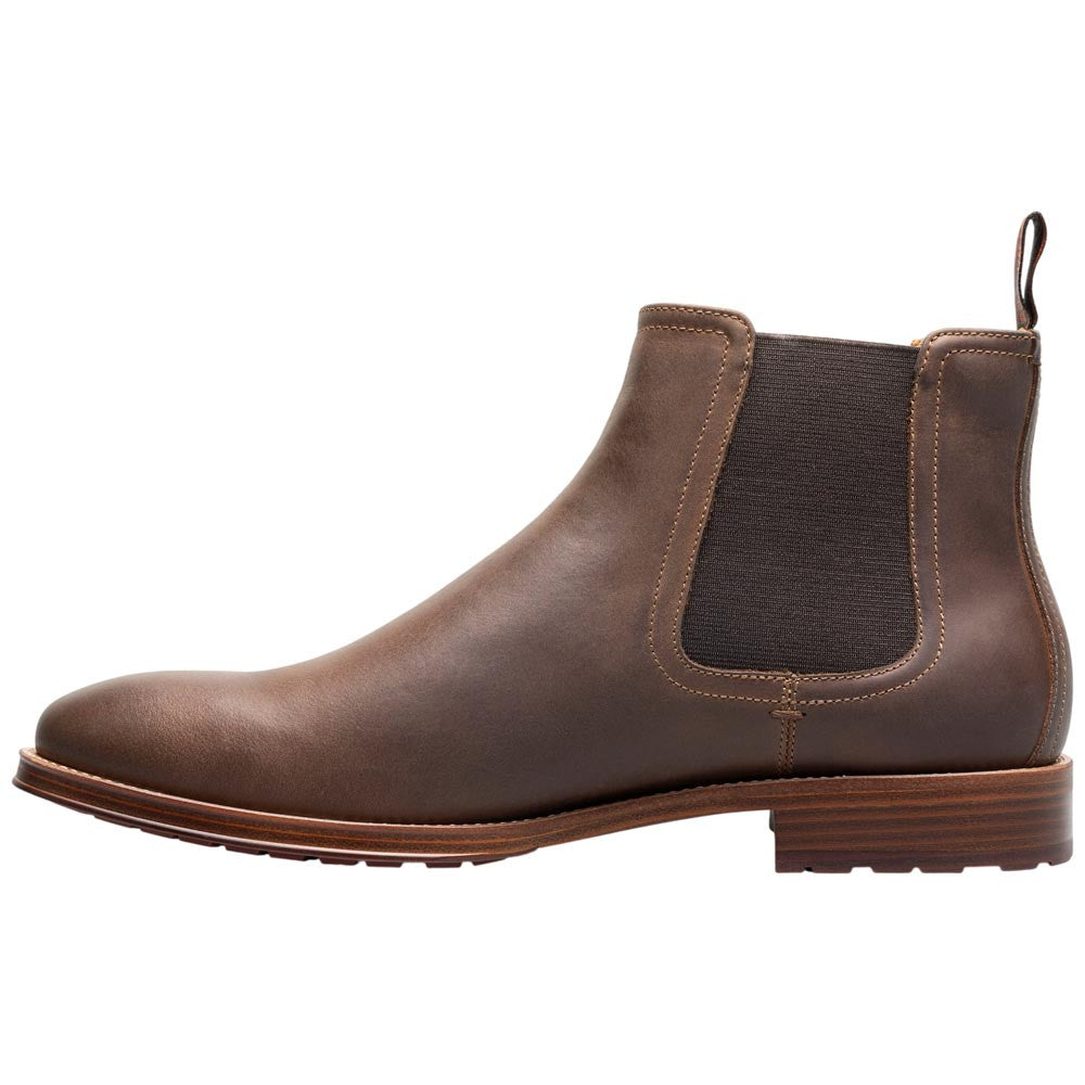 Florsheim Men's Lug Brown Crazy Horse Suede Chelsea Boot Rucci