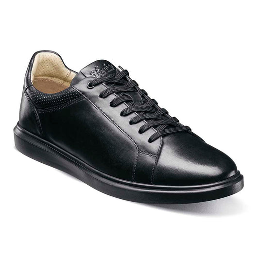 Florsheim Social Black Smooth Leather Lace to Toe Casual Sneaker (USA Men Size)