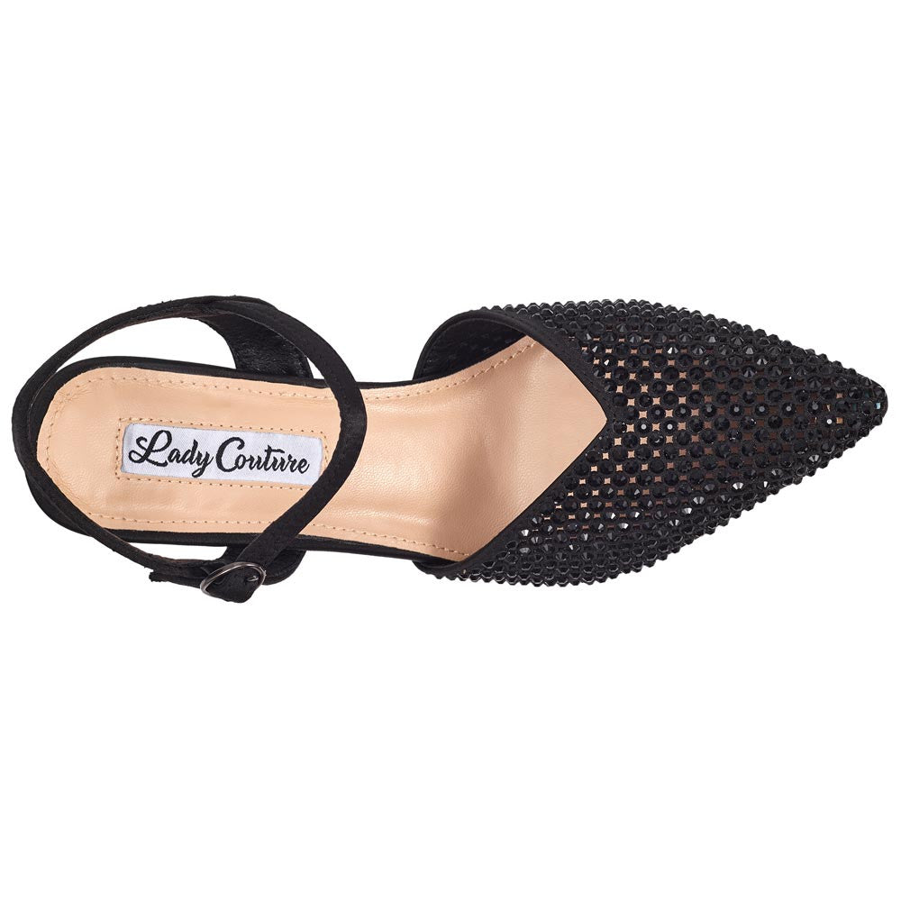 Lady Couture Tango Pump 4” Heel in Black