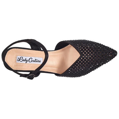 Lady Couture Tango Pump 4” Heel in Black