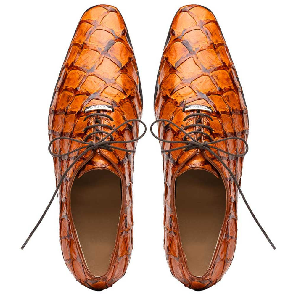 Oliveri Men's Genuine Pirarucu Skin Classic Dress Oxford | Marco Di Milano