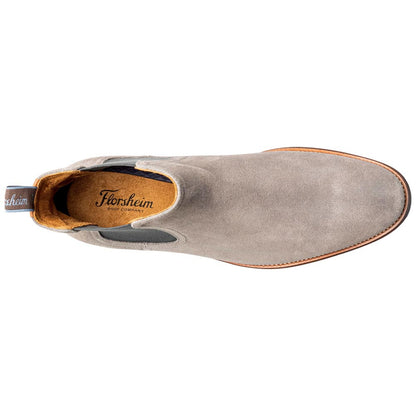 Florsheim Men's Lug Charcoal Suede Leather Chelsea Boot Rucci