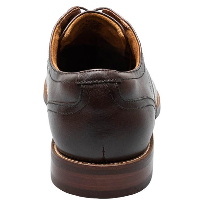 Florsheim Rucci Brown Smooth Leather Cap Toe Derby Dress Shoes (USA Men Size)