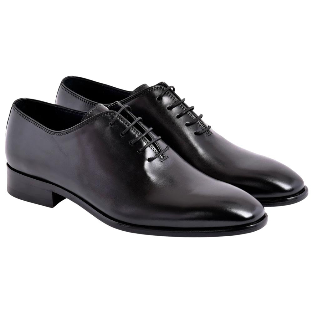 Corrente Men's Calfskin Lace-Up Oxford - Black