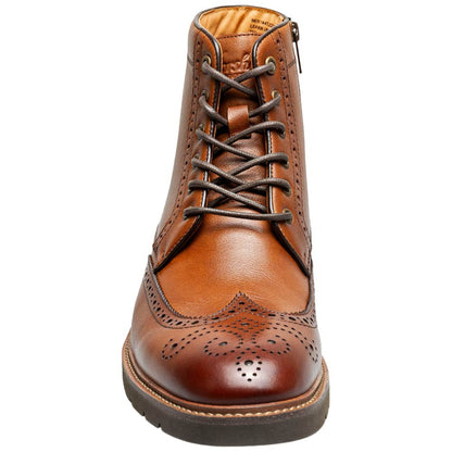 Florsheim Redford Cognac Men's Wingtip Lace Up Boot