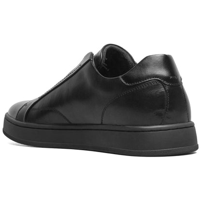 Florsheim Monopoli Black Elastic Lace To Toe Casual Sneaker