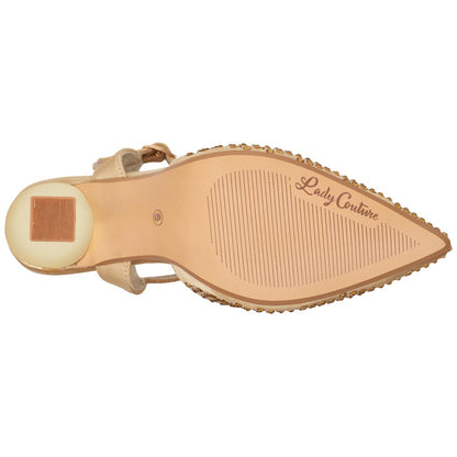 Lady Couture Tango Pump 4” Heel in Gold