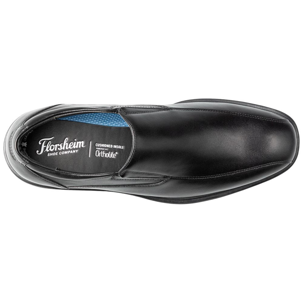 Florsheim Men's Waterproof Bike Toe Black Leather Loafer Forecast II