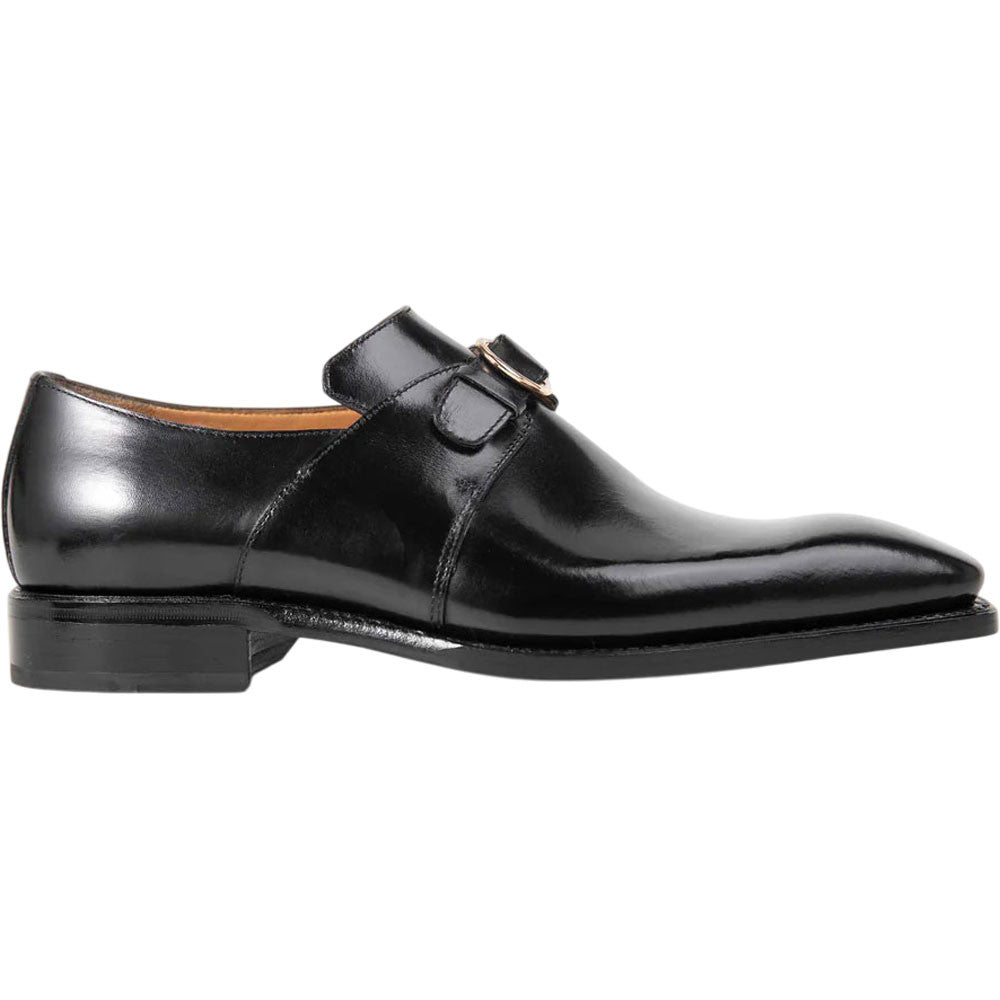 Ugo Vasare Christopher Black Calfskin Leather Shoes