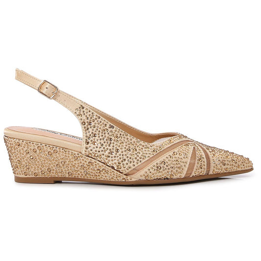 Lady Couture Daniela 2" Wedge Pump in Gold