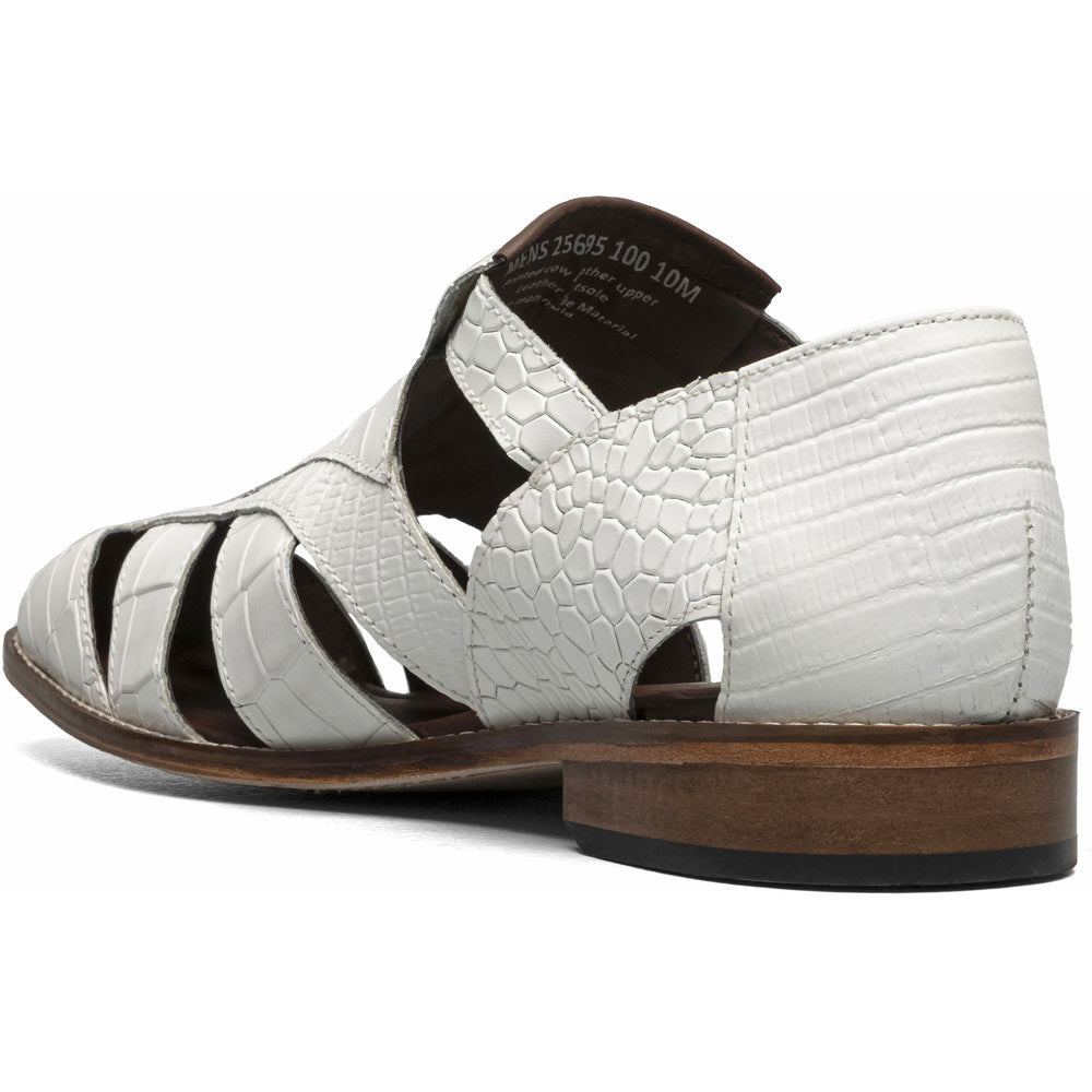 Stacy Adams Calandro City Sandal in White