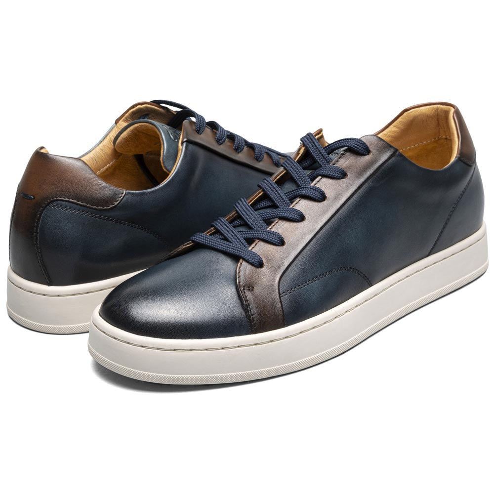 Florsheim Norwalk Navy Multi Monopoli Lace To Toe Casual Sneaker (USA Men Size)