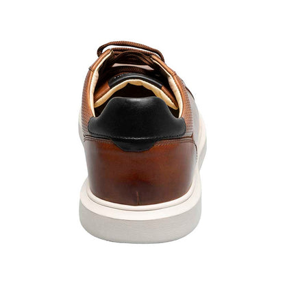 Florsheim Social Cognac Smooth Leather Lace to Toe Casual Sneaker (USA Men Size)