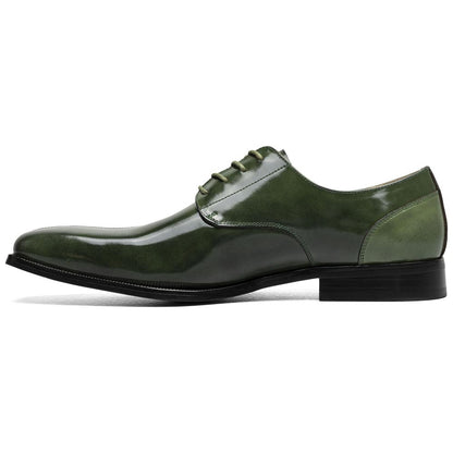 Stacy Adams Palmento Smooth Leather Green Modified Cap Toe Oxford (US Men Size)