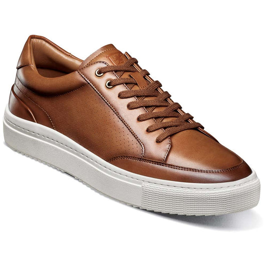 Stacy Adams Dorian Cognac Smooth Leather Moc Toe Casual Shoes (USA Men Size)