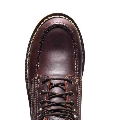 Bonanza Frontier Classic 6-Inch Burgundy Moc Toe Boots