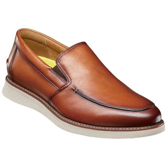 Florsheim Launch Moc Toe Venetian Cognac Slip On Loafers for Men