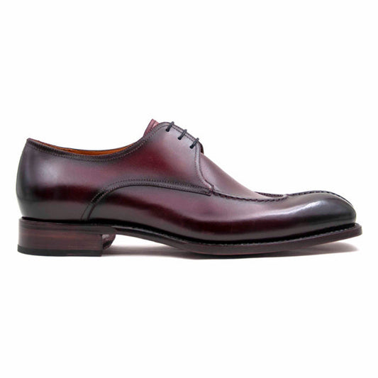 UGO VASARE Jayden Burgundy Elegant Split Toe Oxford Shoes