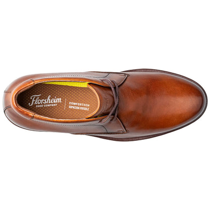 Florsheim Avenue Men's Cognac Smooth Leather Plain Toe Chukka Boot