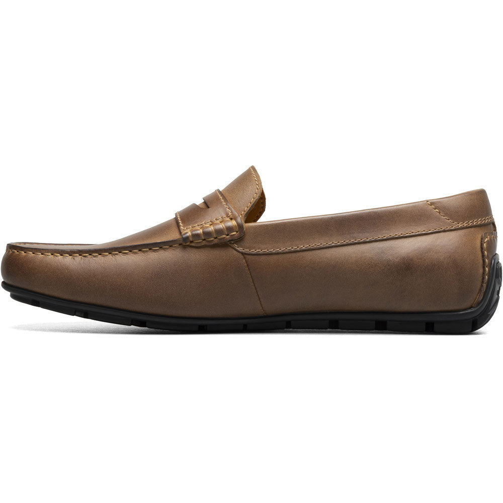 Florsheim Motor Brown Smooth Leather Moc Toe Penny Driving Shoes (USA Men Size)