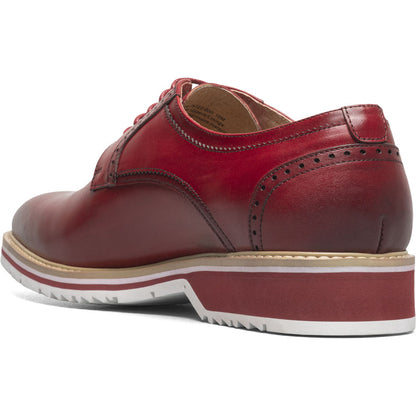 Stacy Adams Barringer Plain Toe Oxford in Red