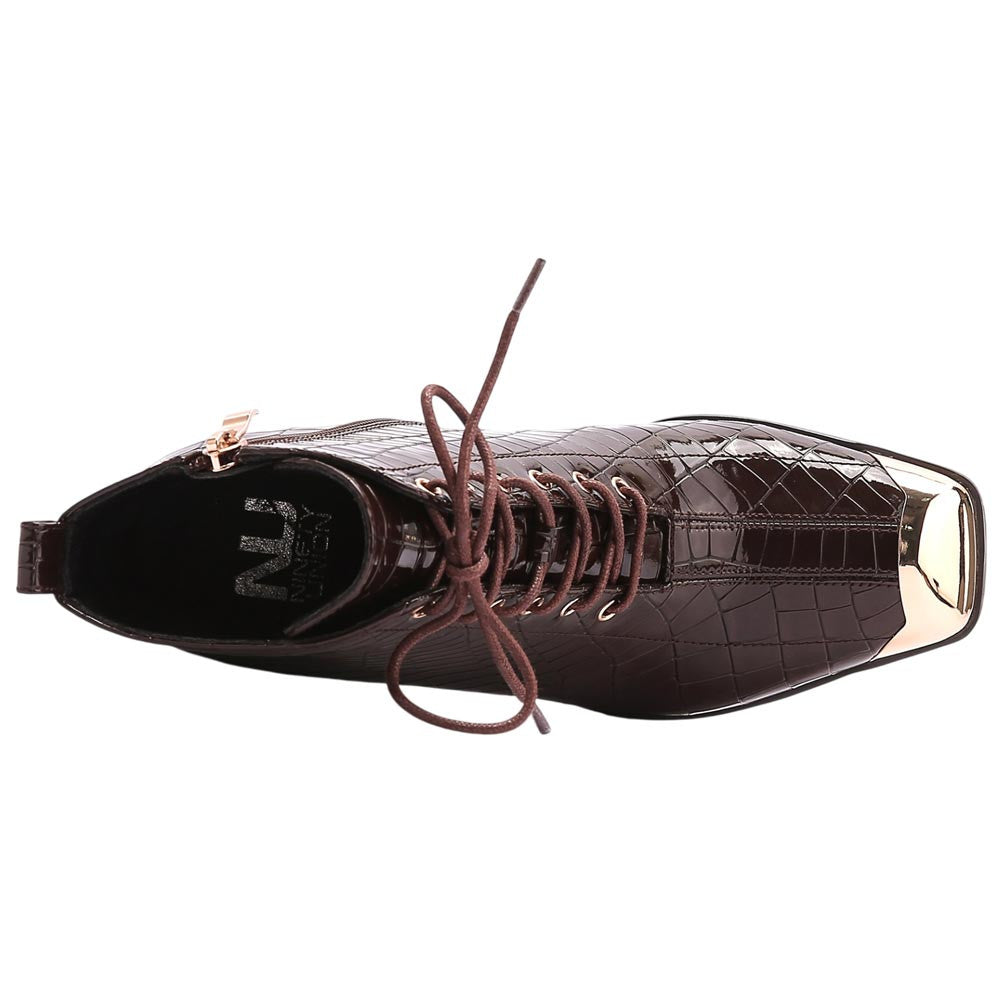 Lady Couture Fantastic Brown Style Forward Ankle Boots