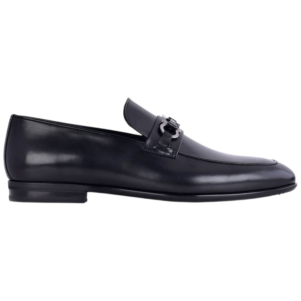 Corrente Men's Horsebit Loafer - Black