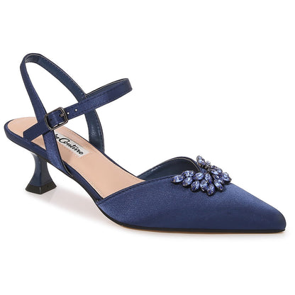 Lady Couture 2" Heel Classy Pump in Navy