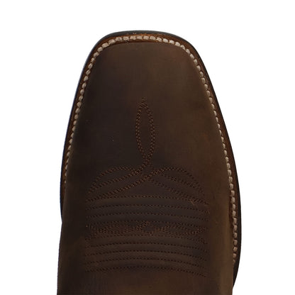 Dan Post Men’s Remington Bay Apache Leather Square Toe Western Cowboy Boots
