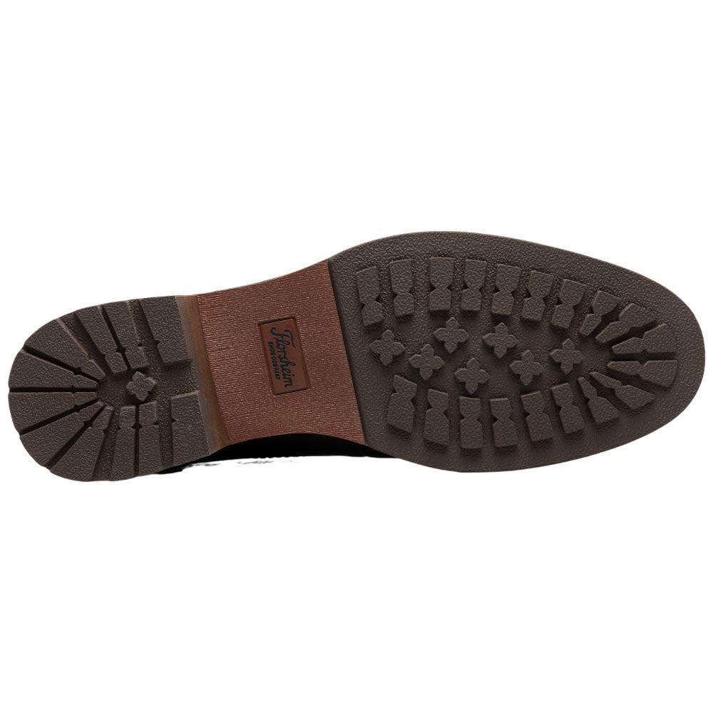 Florsheim Lodge Plain Toe 3-Eye Black Chukka Boot for Men