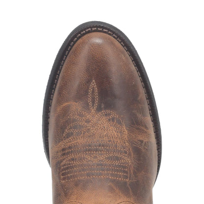Laredo Maddie Tan Leather Round Toe Western Cowgirl Boots (USA Women Size)