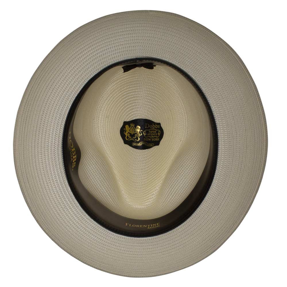 Dobbs Rosebud Ivory Florentine Milan Straw Dress Hat