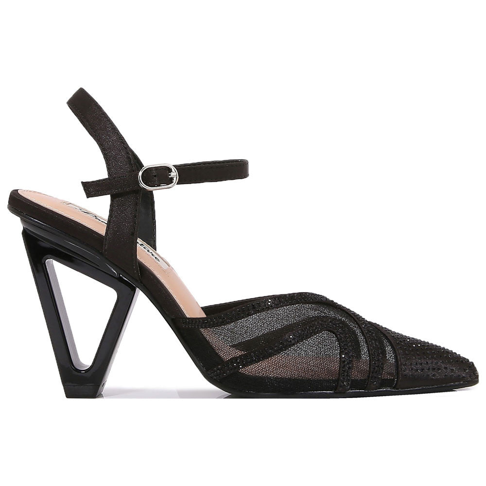 Lady Couture Gala 3.5” Sculpted Heel Pumps in Black