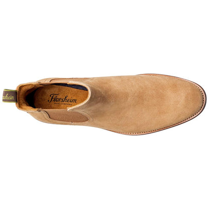 Florsheim Men's Lug Sand Suede Leather Chelsea Boot Rucci