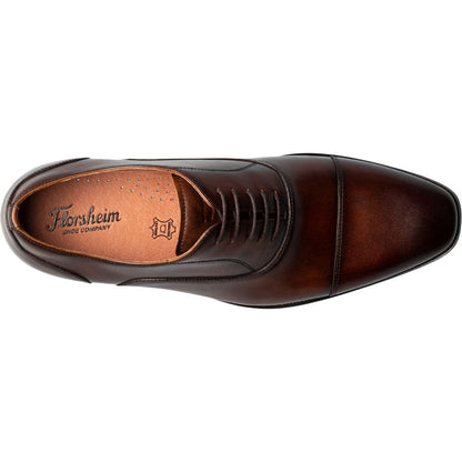 Florsheim Sorrento Brown Smooth Leather Cap Toe Balmoral Oxford