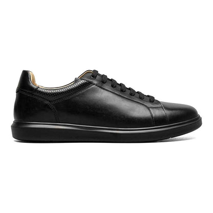 Florsheim Social Black Smooth Leather Lace to Toe Casual Sneaker (USA Men Size)