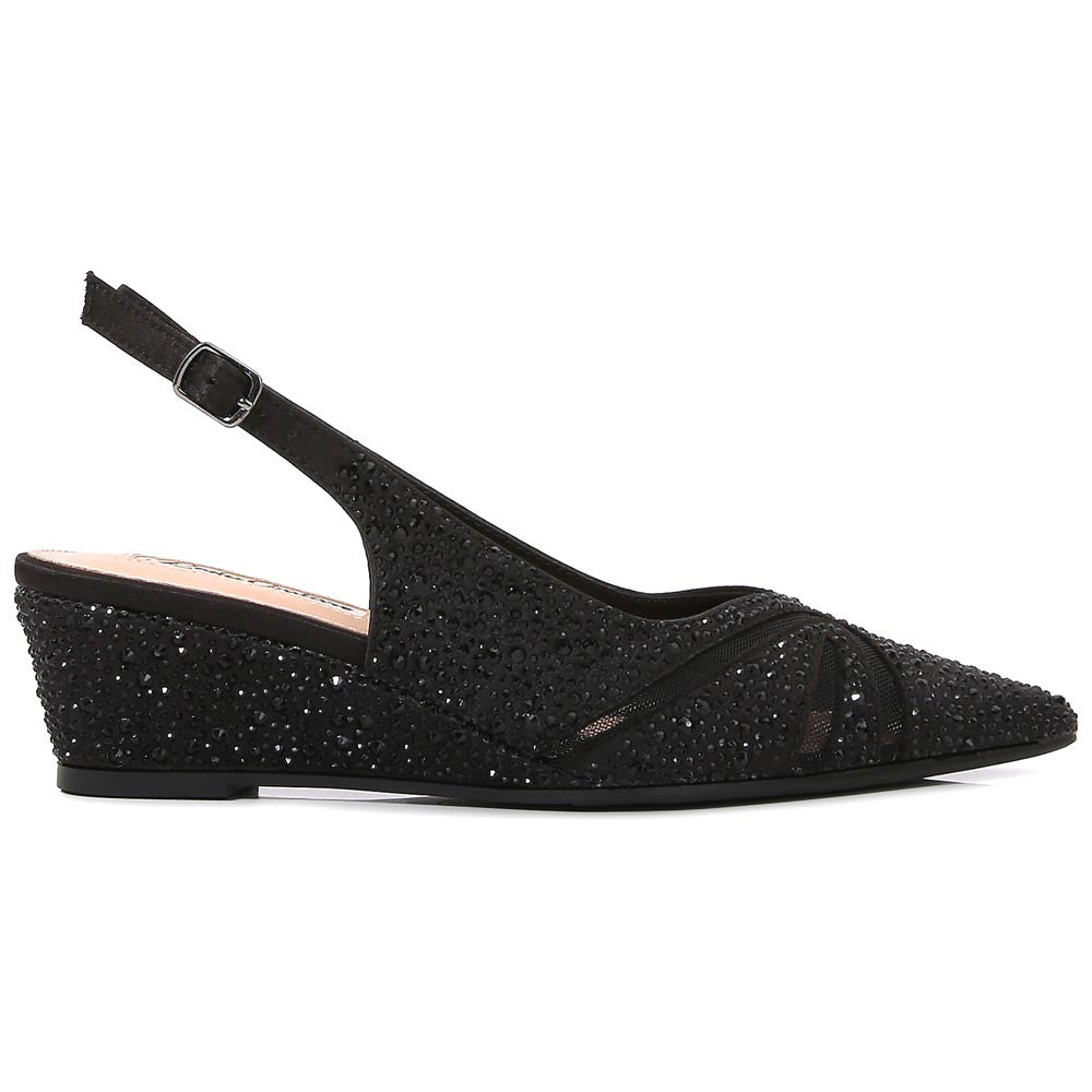 Lady Couture Daniela 2" Wedge Pump in Black