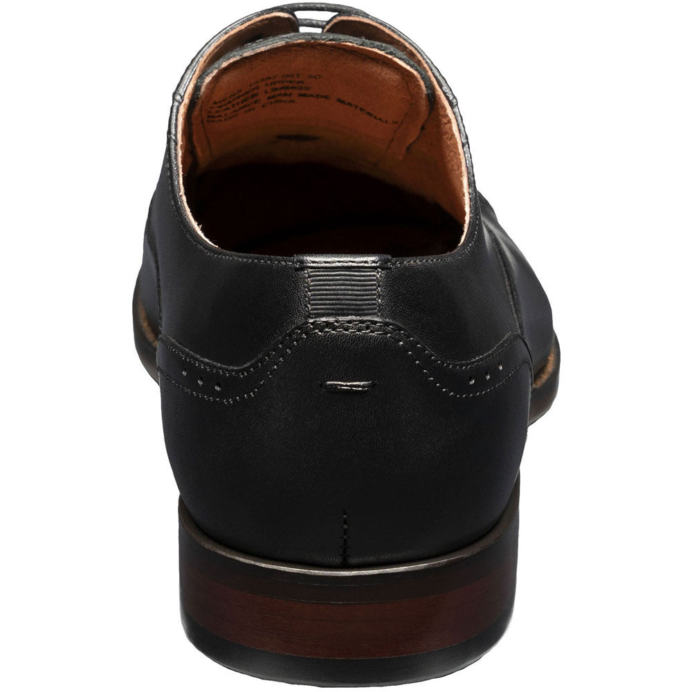 Florsheim Sorrento Black Smooth Leather Cap Toe Oxford Shoes